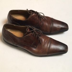 Magnanni Cap Toe Derby Oxfords Size 11.5